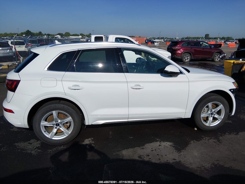 2022 Audi Q5 Premium 40 Tfsi Quattro S Tronic VIN: WA1ABAFY6N2124426 Lot: 45578391