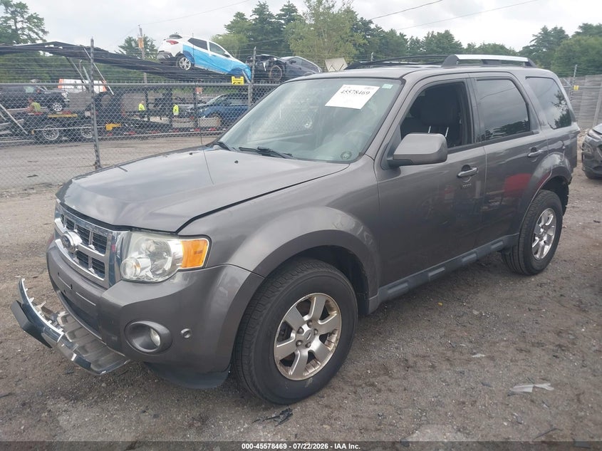 Vin: 1fmcu9eg1bka77796, lot: 46076822, ford escape limited 20112