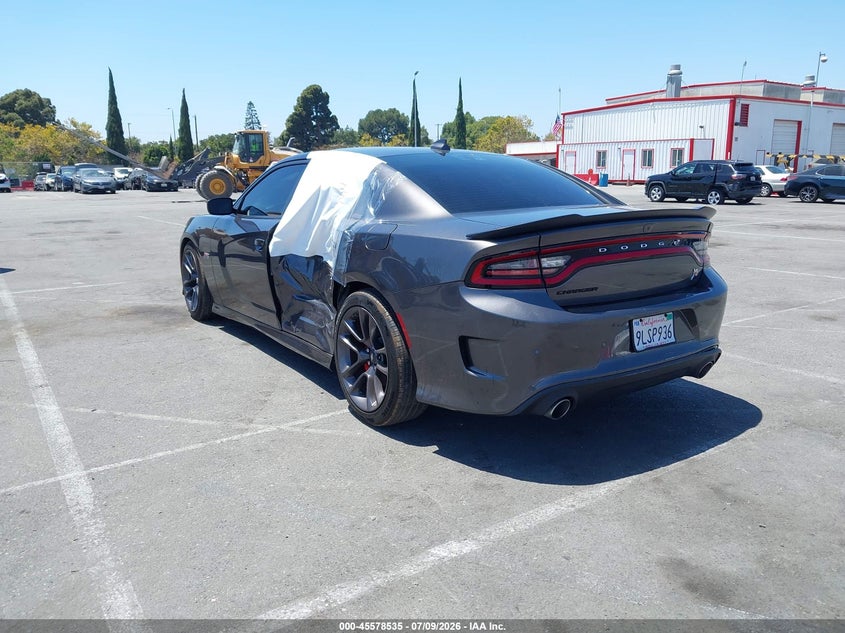 Vin: 2c3cdxgj0ph518984, lot: 46076888, dodge charger scat pack 20233