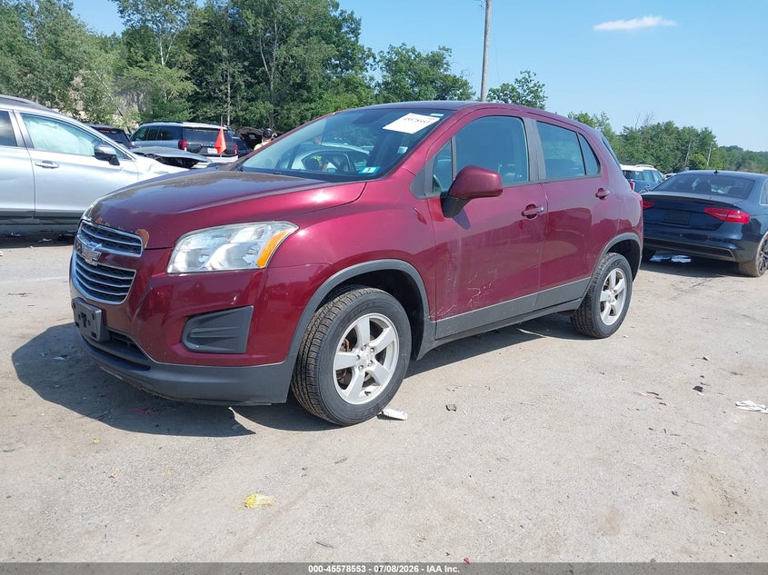 2016 Chevrolet Trax Ls 3GNCJNSB6GL242334 photo 1