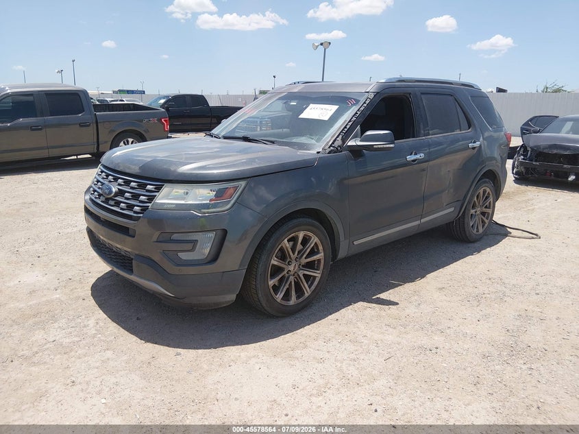 Vin: 1fm5k7f87ggc50063, lot: 46076916, ford explorer limited 20162