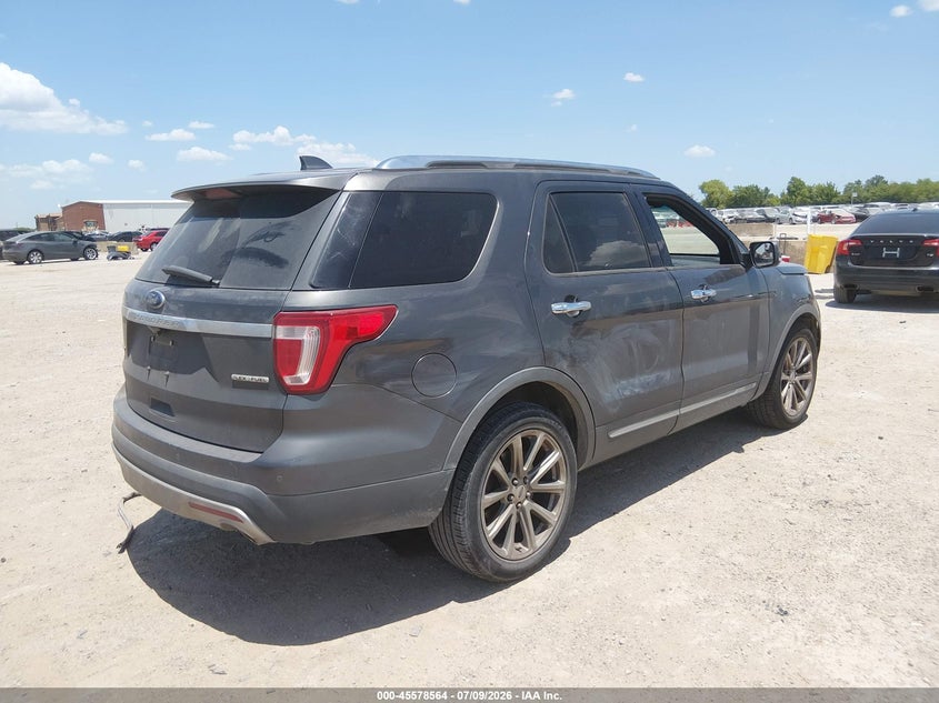 Vin: 1fm5k7f87ggc50063, lot: 46076916, ford explorer limited 20164