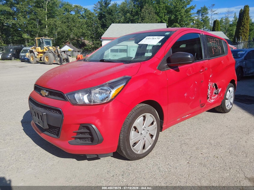 2018 Chevrolet Spark, Левый бок, IAAI, VIN KL8CA6SA6JC421667 — фото 2