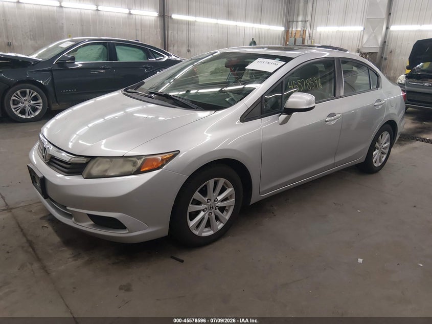 2012 Honda Civic, Град, IAAI, VIN 19XFB2F89CE018778 — фото 2
