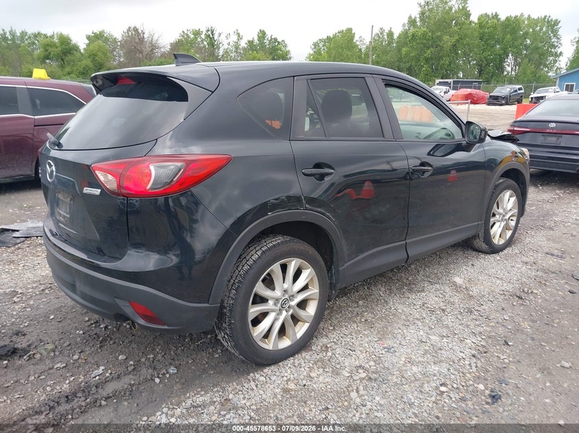 Vin: jm3ke4dy2e0373783, lot: 46077006, mazda cx-5 grand touring 20144