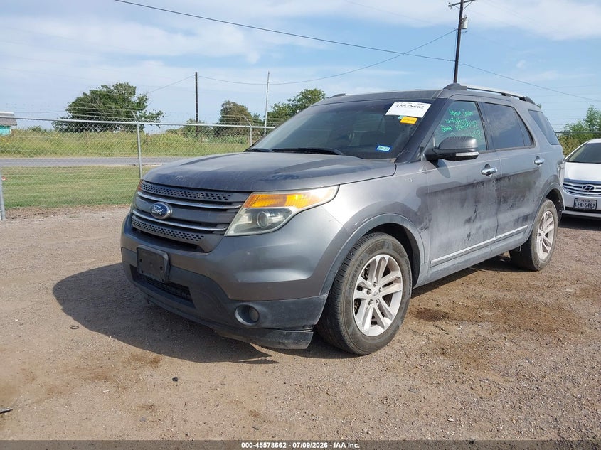 2014 Ford Explorer, Rear, IAAI, VIN 1FM5K7F83EGB90635 — photo 2