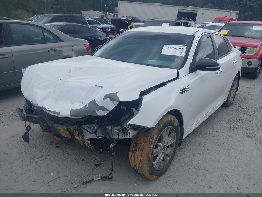 Vin: 5xxgt4l31gg033780, lot: 46077045, kia optima lx 20162