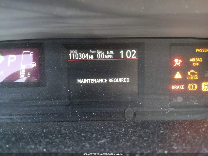 2015 TOYOTA PRIUS C auction photo 7