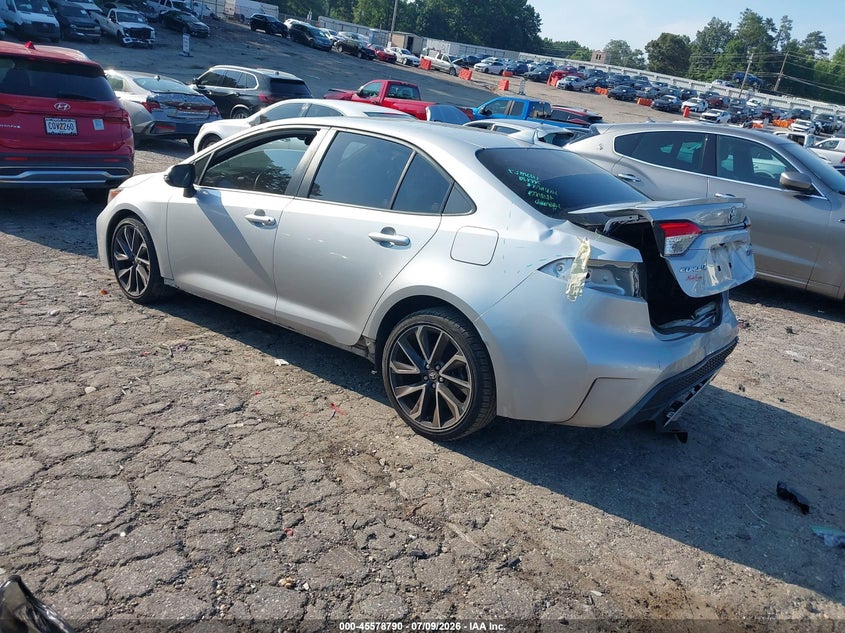 2020 TOYOTA COROLLA auction photo 3