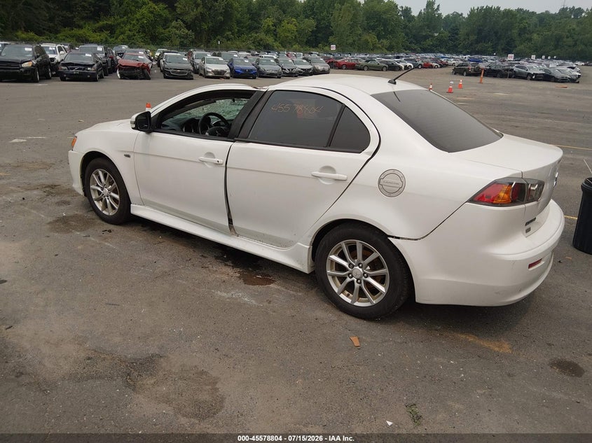 Vin: ja32v2fw5gu011627, lot: 46077157, mitsubishi lancer es 20163