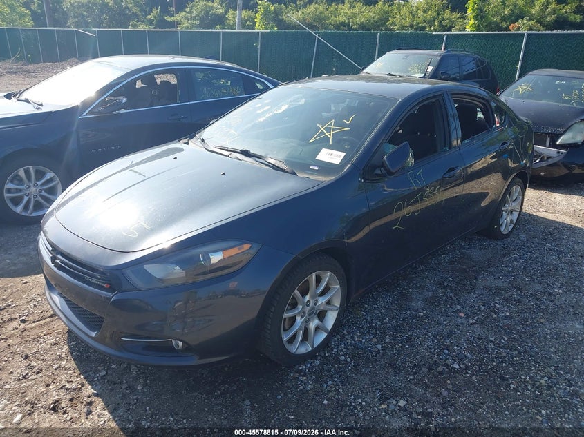 Vin: 1c3cdfbh1dd327372, lot: 46077168, dodge dart sxt 20132