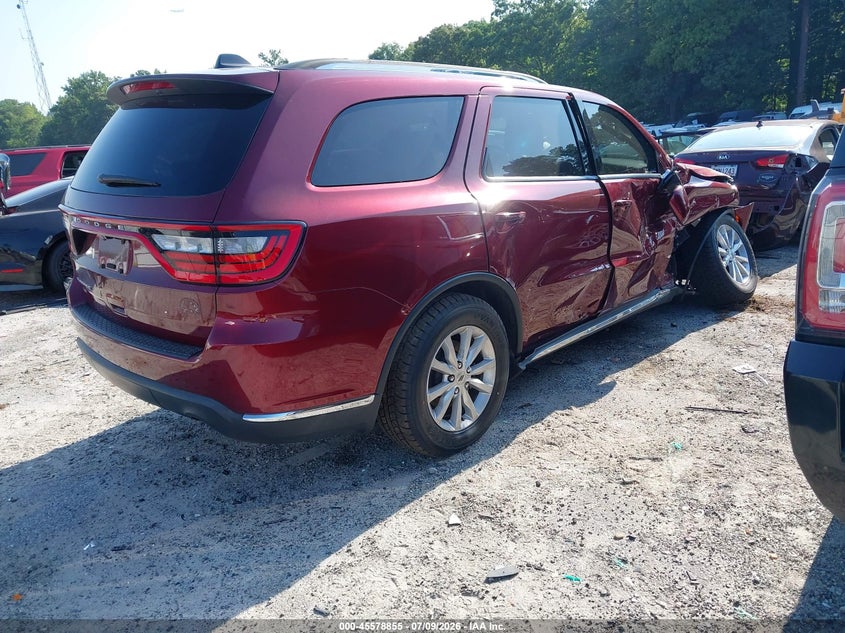 Vin: 1c4rdhag1nc173036, lot: 46077208, dodge durango sxt rwd 20224