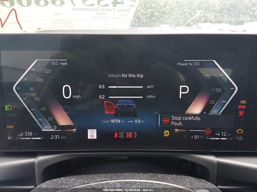2023 BMW 330E auction photo 7