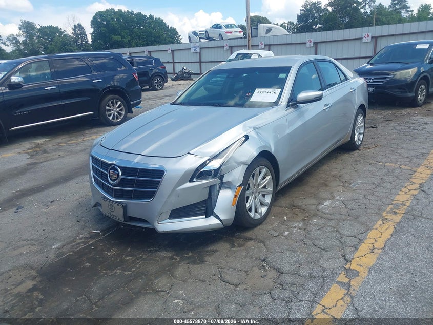 2014 Cadillac CTS, Удар спереди, IAAI, VIN 1G6AR5S36E0188063 — фото 2