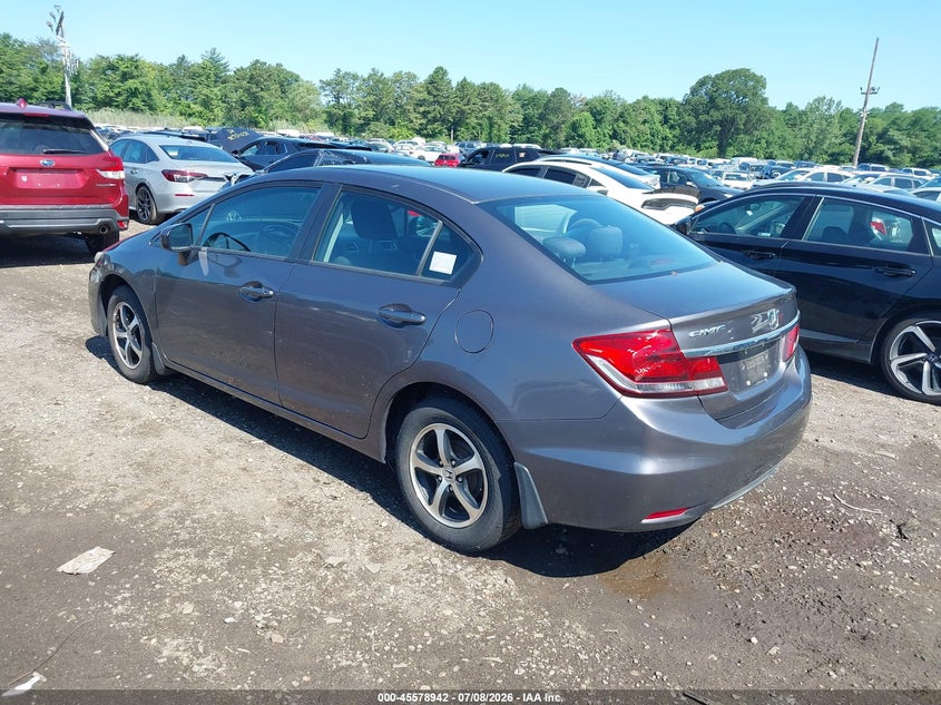 2015 HONDA CIVIC auction photo 3