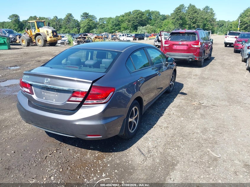 2015 HONDA CIVIC auction photo 4