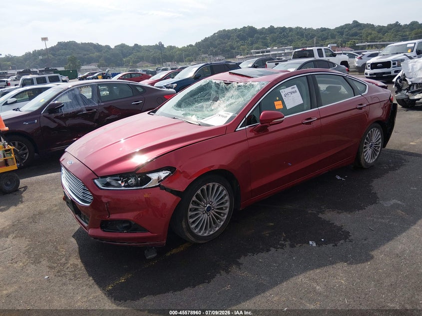 2015 Ford Fusion, Дах, IAAI, VIN 3FA6P0K9XFR213733 — фото 2