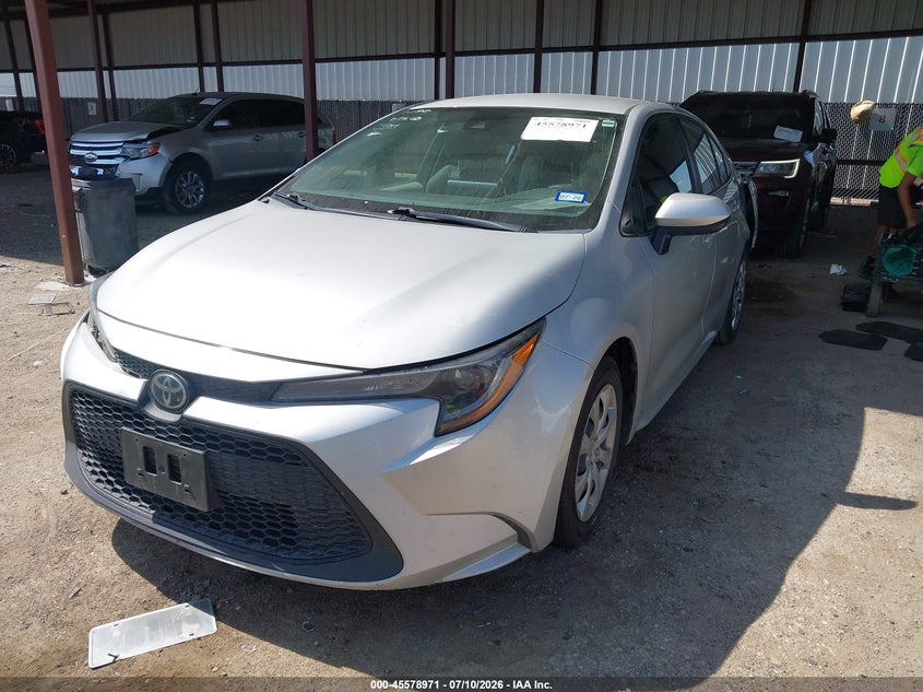 2022 Toyota Corolla, Rear, IAAI, VIN 5YFEPMAE5NP337781 — photo 2