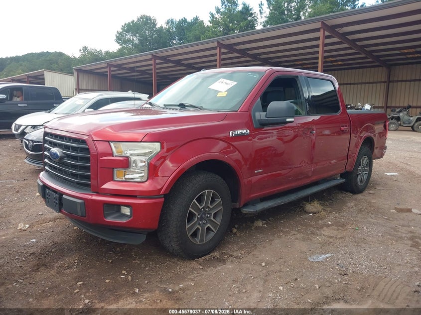 2016 FORD F-150 TRUCK 2.7L V-6 DI, DOHC, VVT, TURBO, 325HP