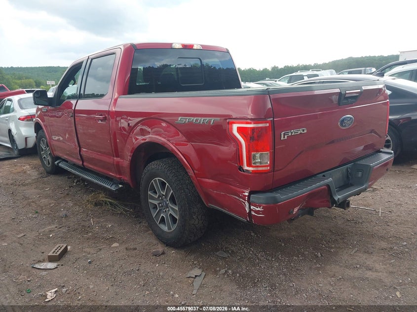 2016 FORD F-150 TRUCK 2.7L V-6 DI, DOHC, VVT, TURBO, 325HP