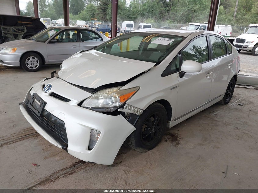 2012 TOYOTA PRIUS auction photo 2