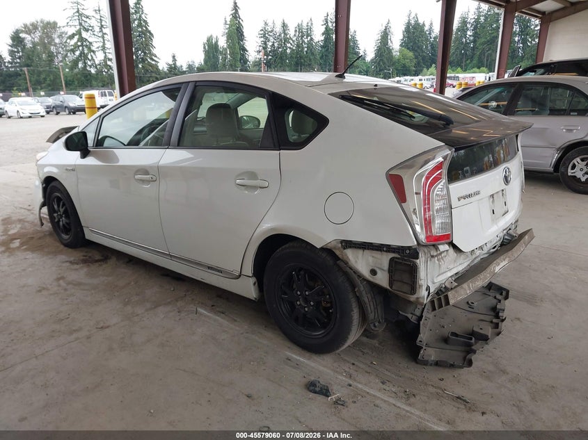 2012 TOYOTA PRIUS auction photo 3