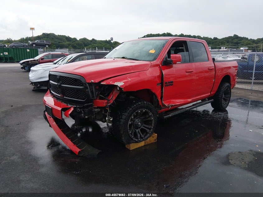 Vin: 1c6rr7mt1js152859, lot: 46077416, ram 1500 night  4x4 5'7 box 20182