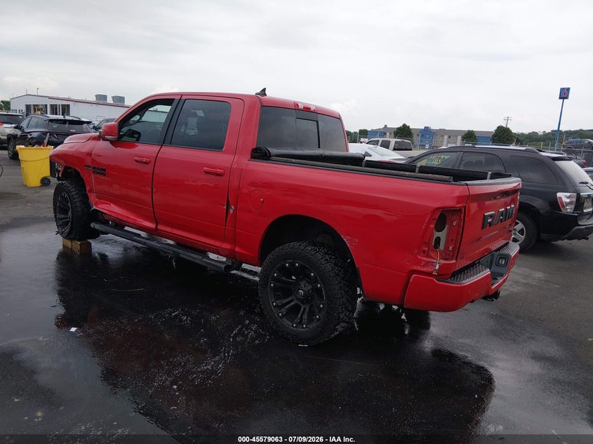 Vin: 1c6rr7mt1js152859, lot: 46077416, ram 1500 night  4x4 5'7 box 20183