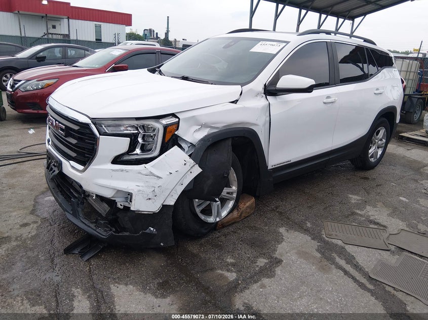 2022 GMC Terrain, Left Side, IAAI, VIN 3GKALMEV3NL197185 — photo 2