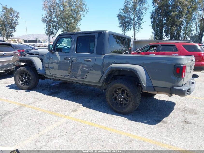 2023 Jeep Gladiator Willys 4X4 VIN: 1C6HJTAG1PL507793 Lot: 45579104