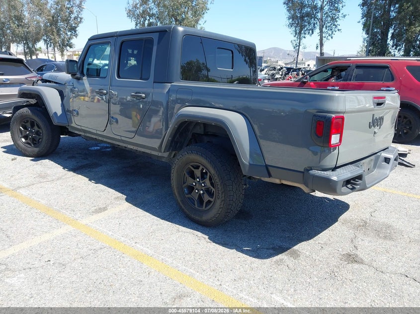 Vin: 1c6hjtag1pl507793, lot: 46077457, jeep gladiator willys 4x4 20233