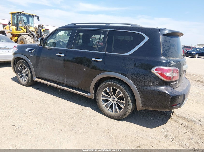 Vin: jn8ay2nc6l9618780, lot: 46077614, nissan armada sl 4wd 20203