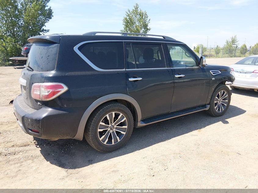 Vin: jn8ay2nc6l9618780, lot: 46077614, nissan armada sl 4wd 20204
