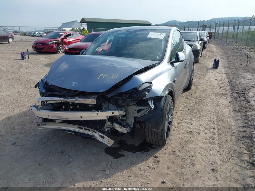 Vin: 7saygdef6ra320277, lot: 46077621, tesla model y performance dual motor all-wheel drive 20242