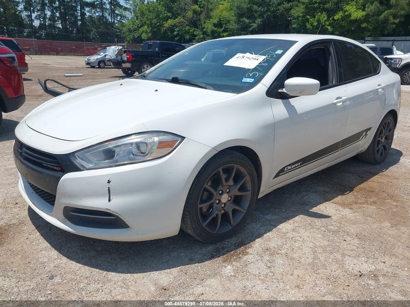 Vin: 1c3cdfaa8fd378956, lot: 46077651, dodge dart se 20152