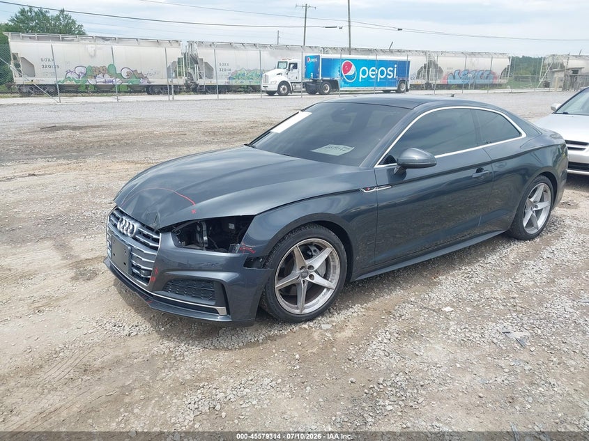 Vin: wautnaf53ja061553, lot: 46077666, audi a5 2.0t premium 20182