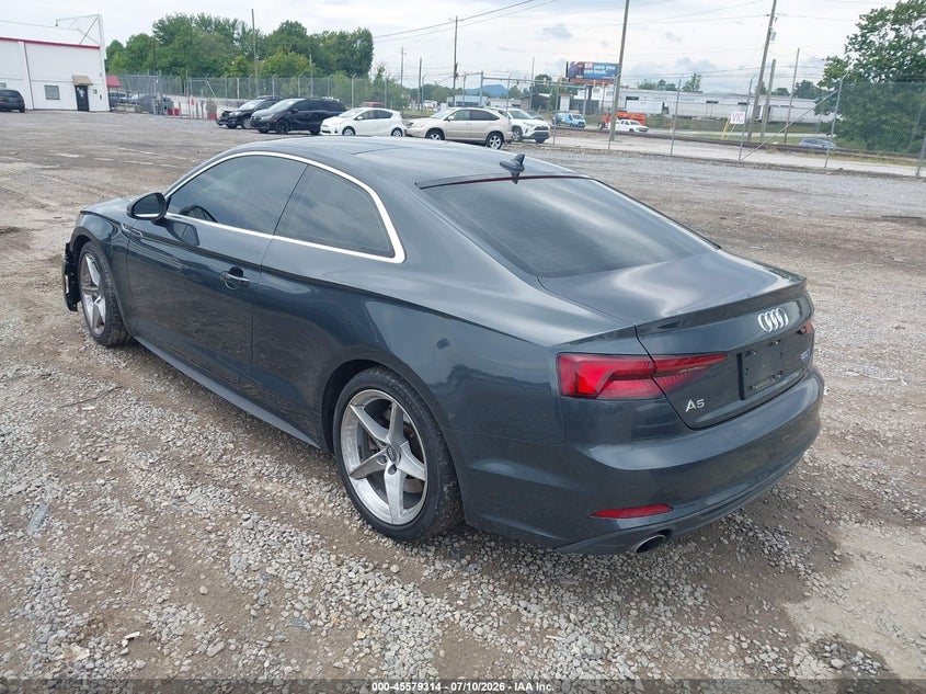 Vin: wautnaf53ja061553, lot: 46077666, audi a5 2.0t premium 20183