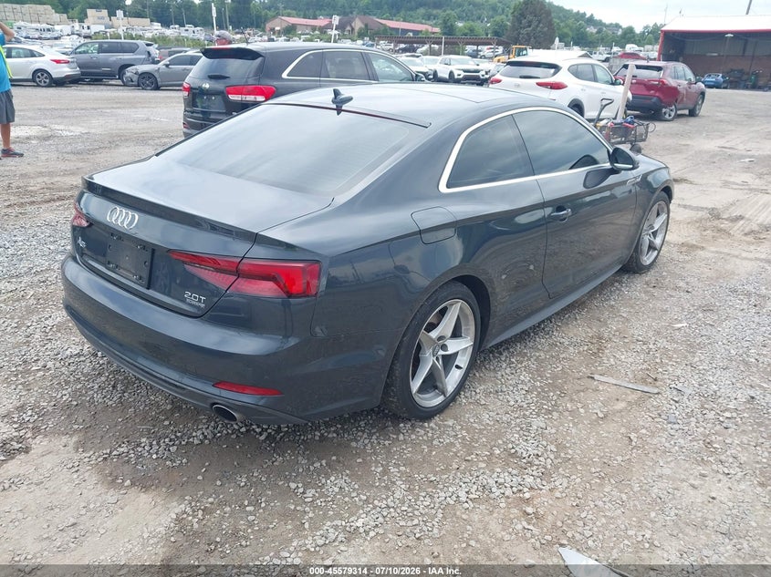 Vin: wautnaf53ja061553, lot: 46077666, audi a5 2.0t premium 20184