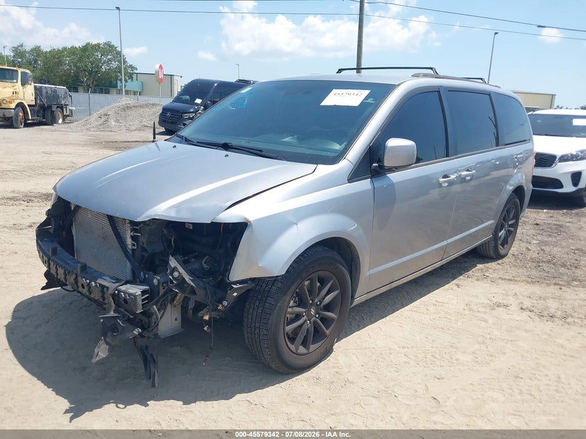 2019 Dodge Caravan, Front End, IAAI, VIN 2C4RDGEG7KR723640 — photo 2