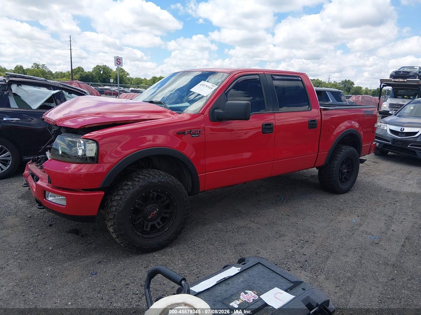 2005 Ford F-150, Front End, IAAI, VIN 1FTPW14565KE99083 — photo 2