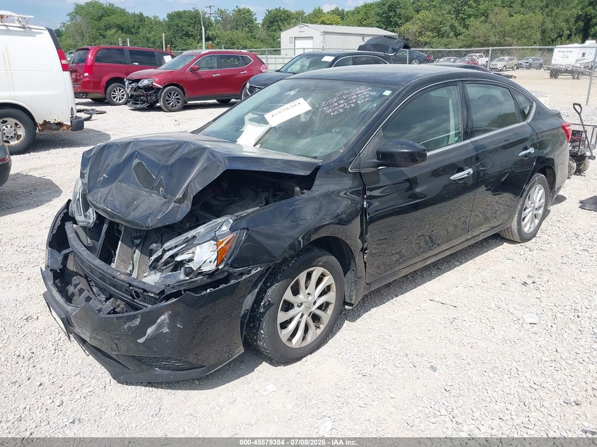 2019 Nissan Sentra, Front End, IAAI, VIN 3N1AB7AP1KY254685 — photo 2