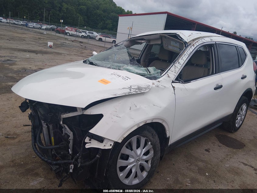 2017 Nissan Rogue, Rollover, IAAI, VIN JN8AT2MV7HW012785 — photo 2