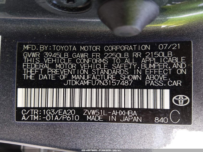 TOYOTA PRIUS - zdjęcie 9