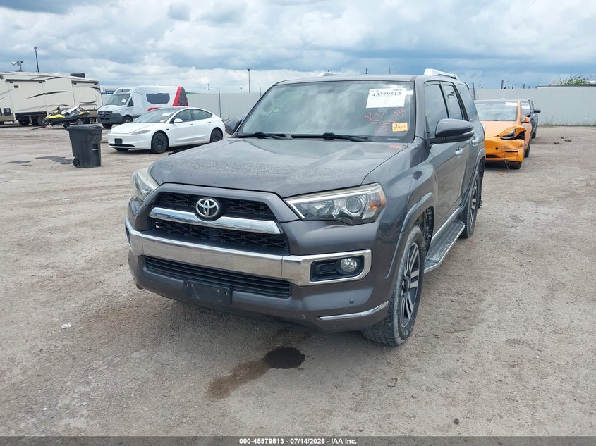 Vin: jtebu5jr8h5463523, lot: 46077866, toyota 4runner limited 20172