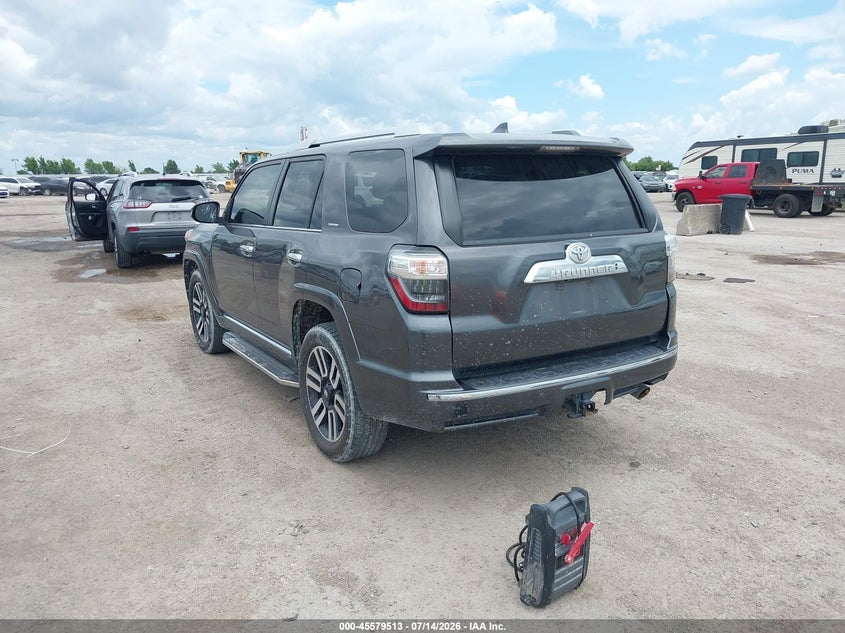 Vin: jtebu5jr8h5463523, lot: 46077866, toyota 4runner limited 20173