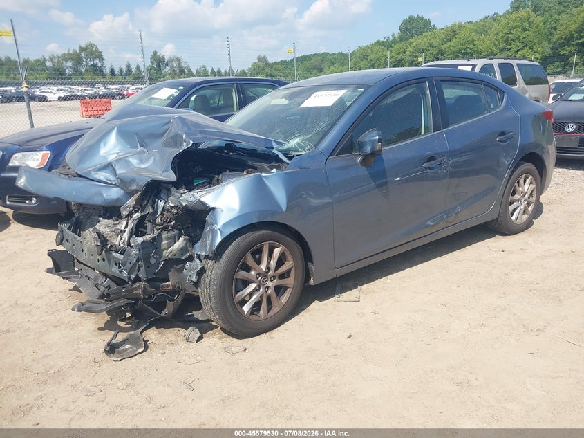 Vin: 3mzbm1u73gm329595, lot: 46077883, mazda mazda3 i sport 20162