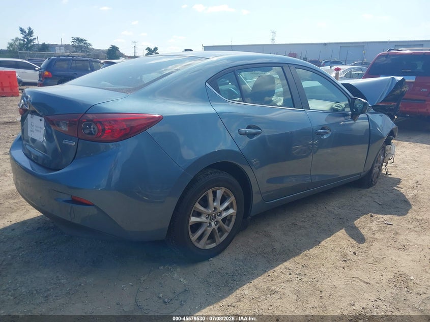 Vin: 3mzbm1u73gm329595, lot: 46077883, mazda mazda3 i sport 20164