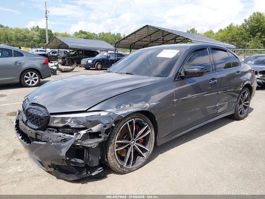Vin: 3mw5u9j04m8b66463, lot: 46077901, bmw m340i m340i xdrive 20212