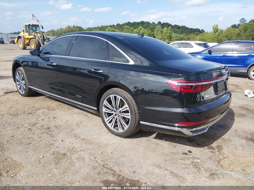 Vin: wau8eaf88kn024119, lot: 46077943, audi a8 l 60 20193