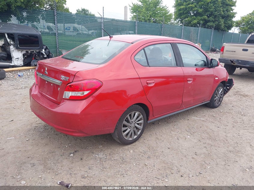 2019 MITSUBISHI MIRAGE SEDAN 1.2L I-3 DOHC, VVT, 78HP